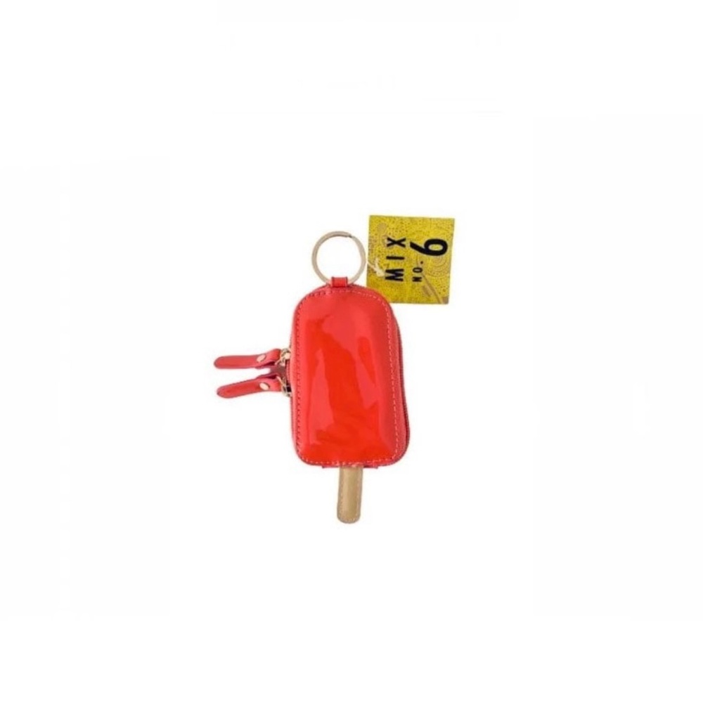 NWT MIX No. 6 Popsicle Coin Purse in Orange/Red